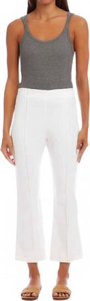 Fifteen Twenty Sigourney Pintuck Pants In Off White