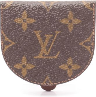 Louis Vuitton Brown Pvc Leather Coin Purse/Coin Case (Pre-Owned)