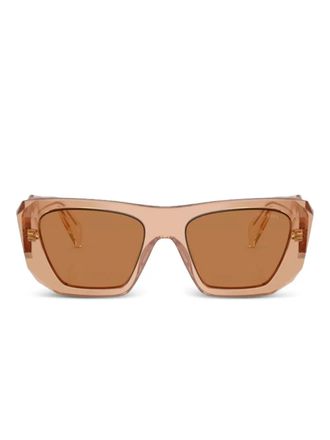 Prada Occhiali da sole a farfalla - Toni neutri