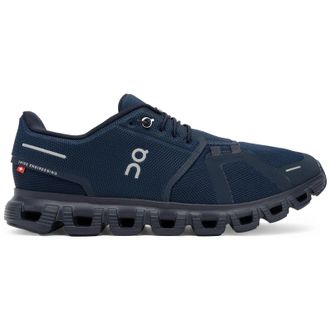 On Cloud 6 Polyester Mens Running Trainers - Midnight Ink - Size:UK 10.5