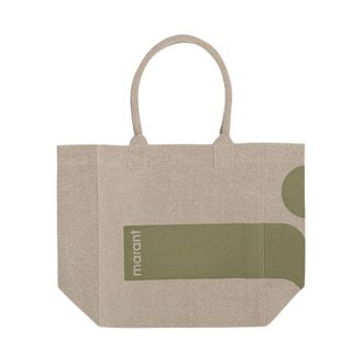 Isabel Marant Yenky Tote Bag - female - Isabel Marant - Shopping Bags - Beige - ONE SIZE - Bags