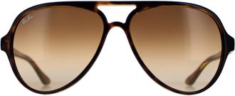 Ray-Ban Aviator unisex licht Havana bruine gradi&euml;nt zonnebril