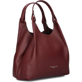 Gianni Chiarini Tassen, Dames, Rood, ONE Size, Wol, Bordeaux Schoudertas DUA 9719