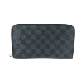 Louis Vuitton Black Pvc Long Wallet (Bi-Fold) (Pre-Owned)