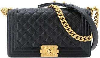 Chanel Pre-owned Vintage Schoudertas - Dames - Vintage Schoudertas - Zwart - ONE Size - Leer - Vintage