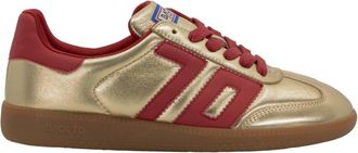 Back70 Womens Cloud Nm Sneakers In Gold Red
