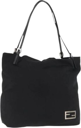 Fendi Pre-owned Vintage Tote Bag - Dames - Vintage Shopper - Zwart - ONE Size - Nylon - Vintage
