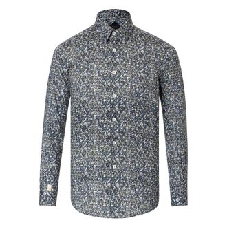 Billionaire Boys Club Silver Cut Shirt - Heren - Casual Overhemden - Grijs - XS - Katoen - Overhemden
