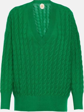 Jardin Des Orangers Cable-knit cashmere sweater