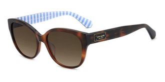 Kate Spade New York KS Ninna 2/S 086/HA Womens Sunglasses Tortoiseshell Size 55