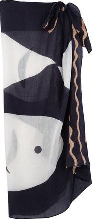 Echo Catch Of The Day Sarong in Black at Nordstrom
