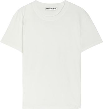 Our Legacy Classic Cotton T-shirt - White - 34 (UK6 / XS)