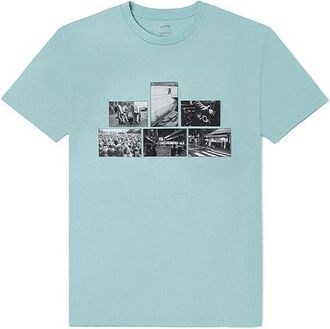 Vans x Ray Barbee x Leica Crossover Printing Sports Round Neck Short Sleeve Couple Style Light Blue VN0A7PIZYXG