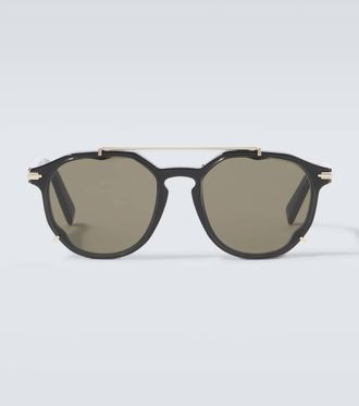 Dior DiorBlackSuit RI round sunglasses