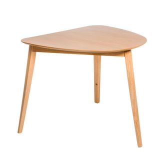 Koketto Home Mesa de cocina triangular en roble