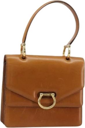Celine Pre-owned Vintage Hand Bag - Dames - Vintage Handtas - Bruin - ONE Size - Leer - Vintage