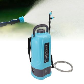 Infinite Pulverizador El&eacute;ctrico Profesional Tipo Mochila Con Capacidad De 8 Litros, Presi&oacute;n Ajustable Y 5 Boquillas Recargables Para El Control De Malezas, Lim