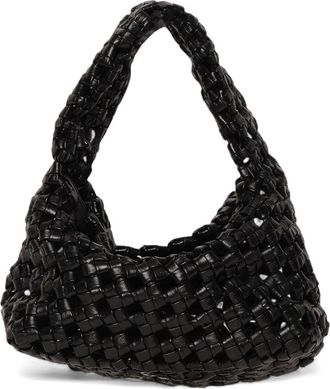 Walter Baker Mackenzie Woven Knot Shoulder Bag in Black at Nordstrom Rack
