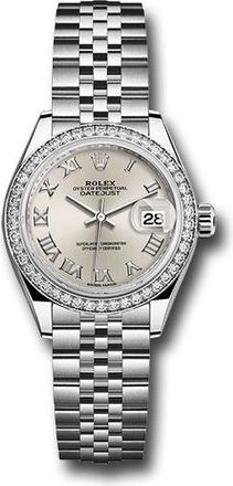 Rolex Lady Datejust Automatic Silver Dial Ladies Jubilee Watch 279384SRJ