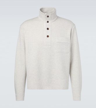 Tom Ford Felpa in cotone, seta e cashmere