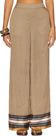 Misa Libby Wide Leg Pants In Tile Scarf