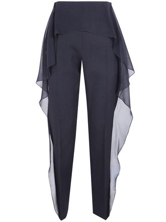 Lanvin Trousers With Ruffles