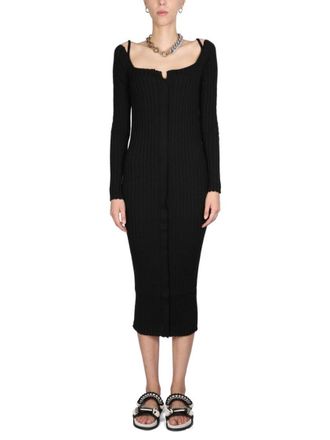Philosophy di Lorenzo Serafini Ribbed Knit Midi Dress