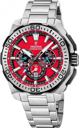 Festina F20724-5 Mens Chrono Bike Watch - Silver - One Size