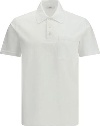 Givenchy Polo Shirts, male, White, Size: XL Paris Jacquard Polo