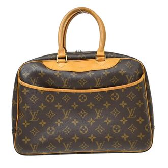 Louis Vuitton Deauville Handbag Monogram Canvas Brown Canvas Handbag (Pre-Owned)