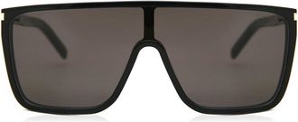 Saint Laurent SL 364 MASK ACE 001 Womens Sunglasses Black Size 199 - Free RX Lenses - Free RX Lenses
