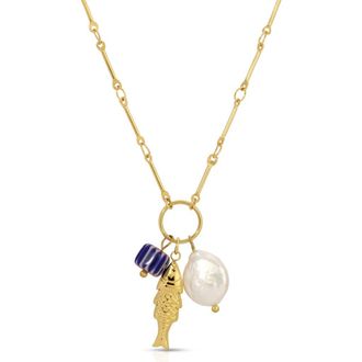 Kozakh Naxos Pendant Necklace in Gold at Nordstrom