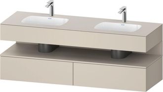 Duravit Qatego Lavabo Encastrado Con Base De Lavabo Consola, - Duravit