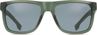 BOSS Boss 1647/S 1ED/Z8 Mens Sunglasses Green Size 55
