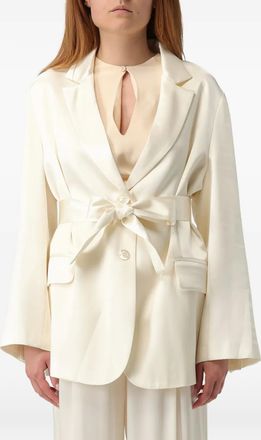 Semicouture Blazer con cintura - Toni neutri