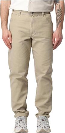 Dickies Straight Trousers, male, Beige, W36, Versatile Work Trousers