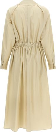 Max Mara Womens Beige Cotton Long Dress