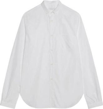 Prada Cotton Shirt - Heren - Casual Overhemden - Wit - L - Katoen - Overhemden