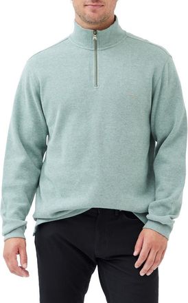 Rodd & Gunn Alton Ave Regular Fit Pullover Sweatshirt in Sage at Nordstrom, Size Xxx-Large