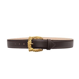 L'agence Womens The Marcaeu Baroque Belt In Chocolate