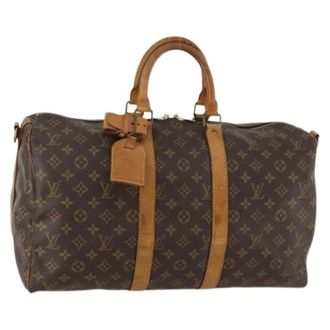 Louis Vuitton Pre-owned Weekend Bags, female, Brown, Size: ONE SIZE Pre-owned Monogram Boston Bag