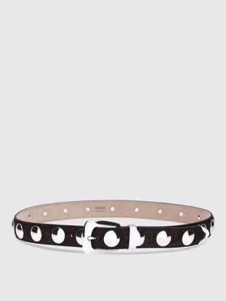 Khaite Cintura Khaite in camoscio con borchie