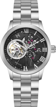 Heritor August Automatic Black Dial Mens Watch HERHS4801