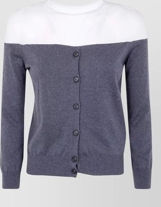 Maison Margiela cotton v-neck cardigan
