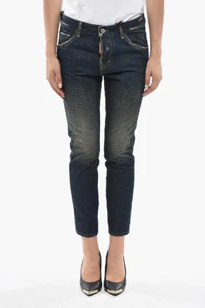 Dsquared2 Jeans COOL GIRL Stonewashed Effect Regular Rise 14cm Dsquared2