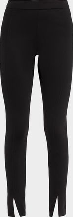 Wolford Midnight Grace Front-Slit Jersey Leggings