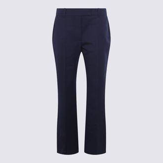 Alexander McQueen Trousers Blue And Green