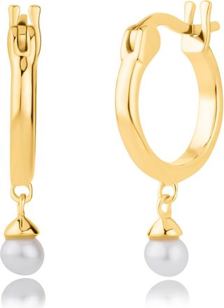 MAX + STONE Vermeil Gold over Sterling Silver Huggie Hoop Earrings