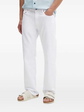 G-Star patch-denim jeans - Wit