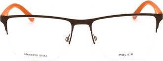 Police VPL398 Eyeglasses - Brown
